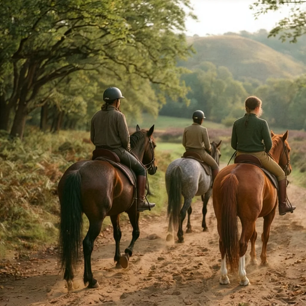 Balade à cheval en Creuse, autour de Bosmoreau-les-Mines