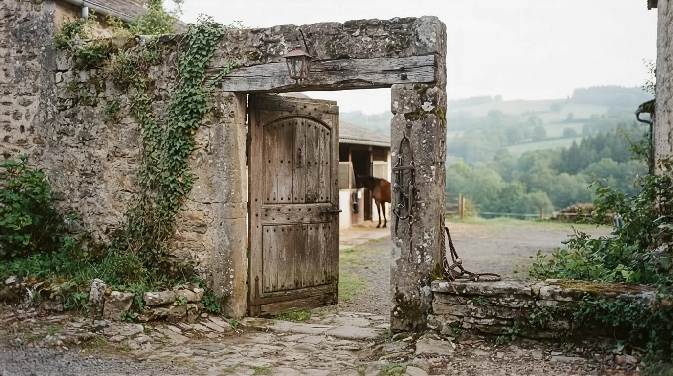 Entrée du Les poneys du Thaurion, centre équestre à Bosmoreau-les-Mines