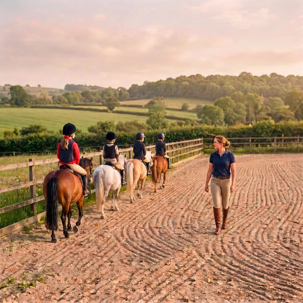 Cours de poney à Bosmoreau-les-Mines, Creuse